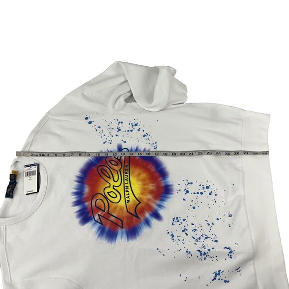 $198 Polo Ralph Lauren Tie Dye Logo Crewneck Sweatshirt Pullover Size Large New - Picture 7 of 8